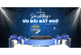 CTKM THÁNG 6 - GIẢM GIÁ 15% CARD HD - A5 LAN/WIFI