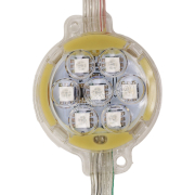 LED bát ARGB 50mm IC8206 dây dài 13cm