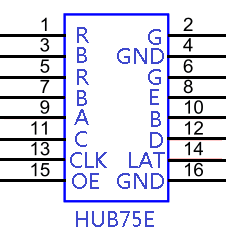 HUB75E