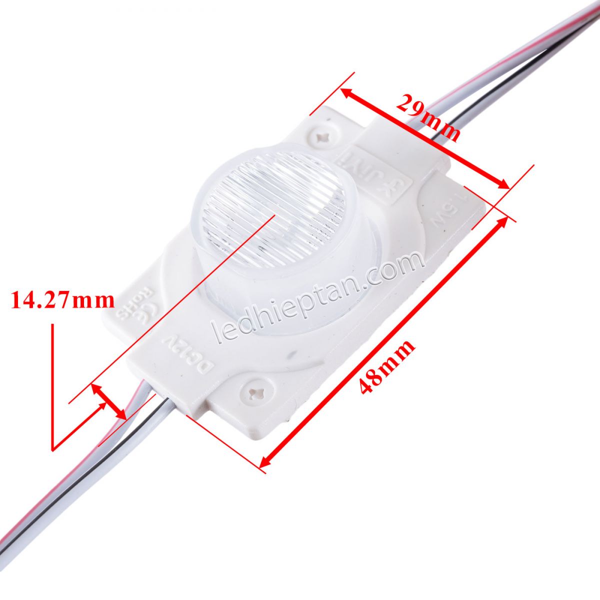 LED 1 bóng đúc LR 4829 TRẮNG 1,5w rọi 2835