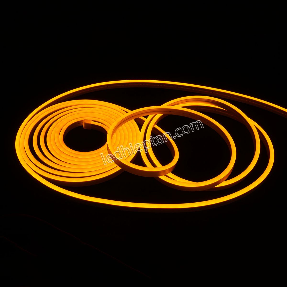 Cuộn LED neon VÀNG ĐẬM 5m Lota