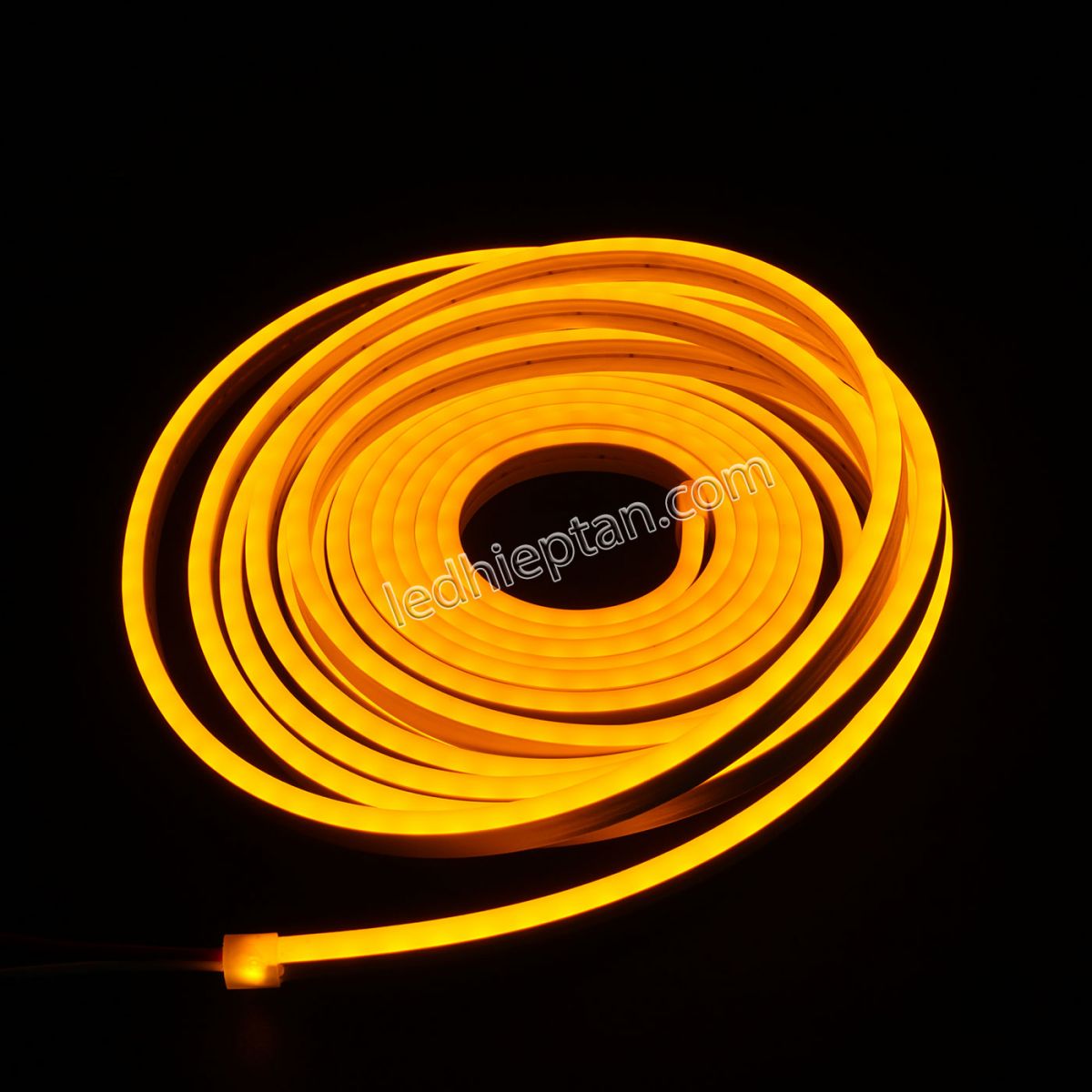 Cuộn LED neon VÀNG ĐẬM 5m HC