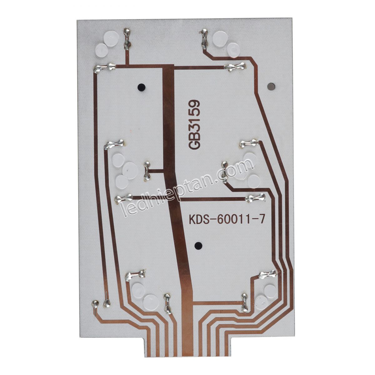 LED 7 Đoạn 6 inch nền đen anode indoor đỏ