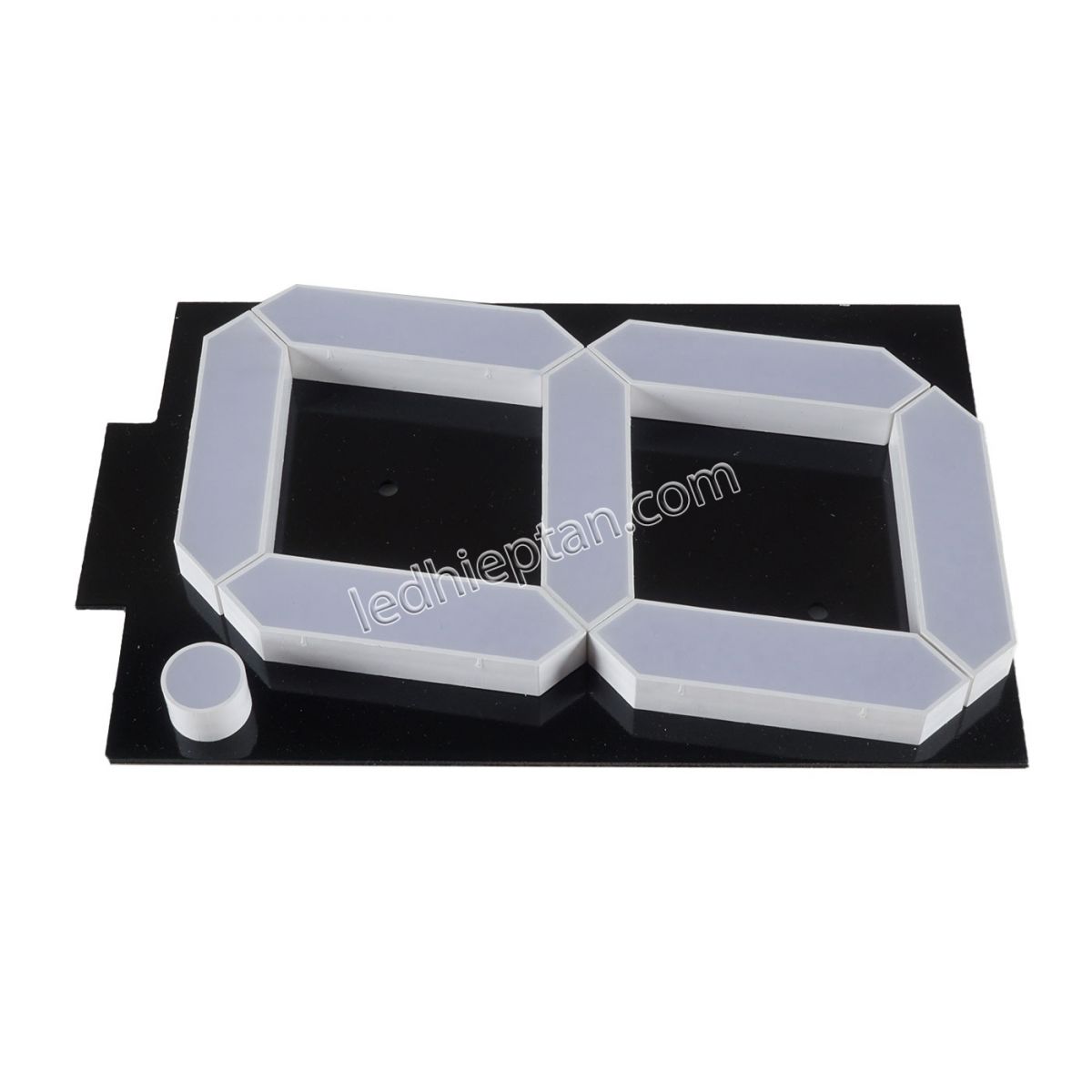 LED 7 Đoạn 6 inch nền đen anode indoor đỏ