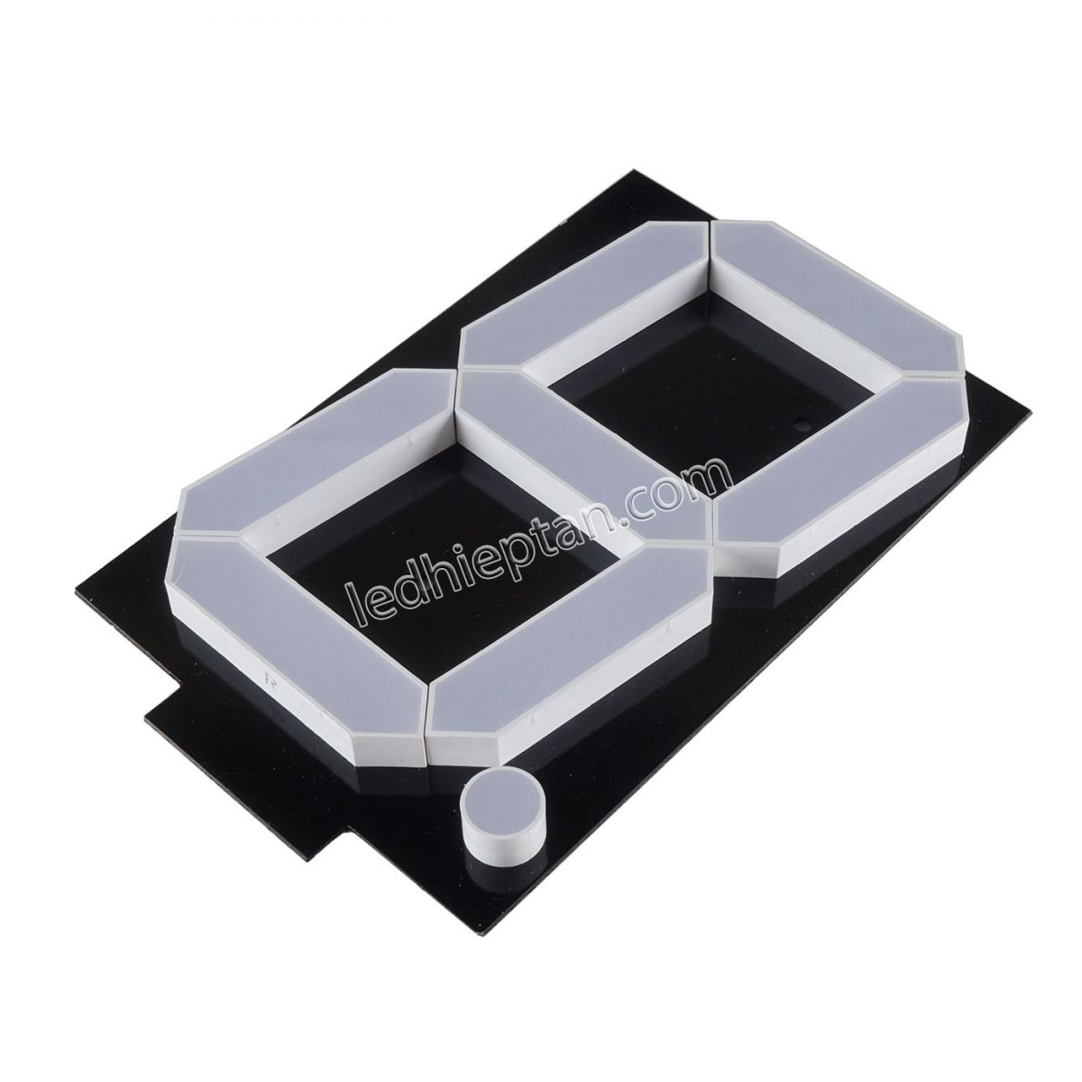 LED 7 Đoạn 6 inch nền đen anode indoor đỏ