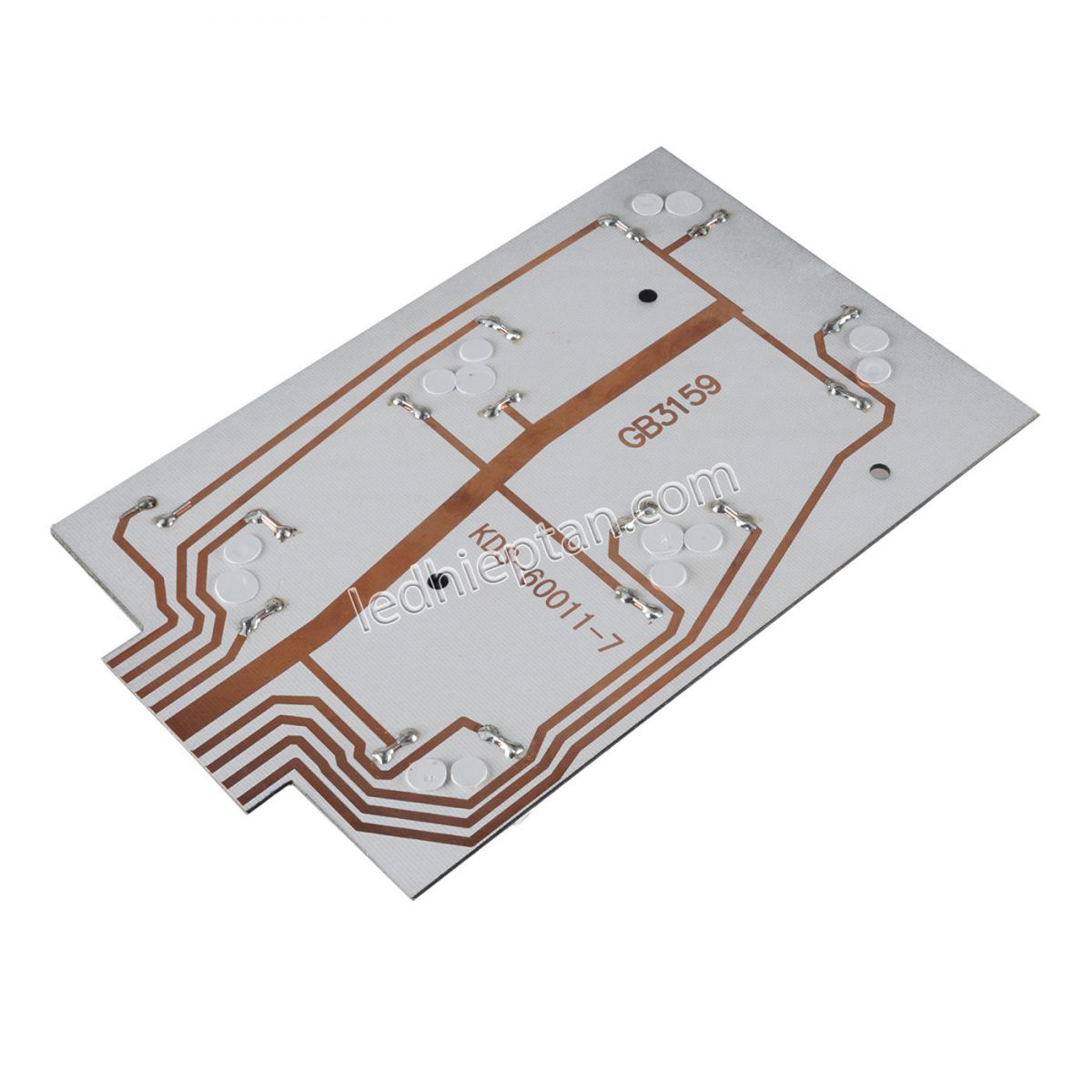 LED 7 Đoạn 6 inch nền đen anode indoor đỏ