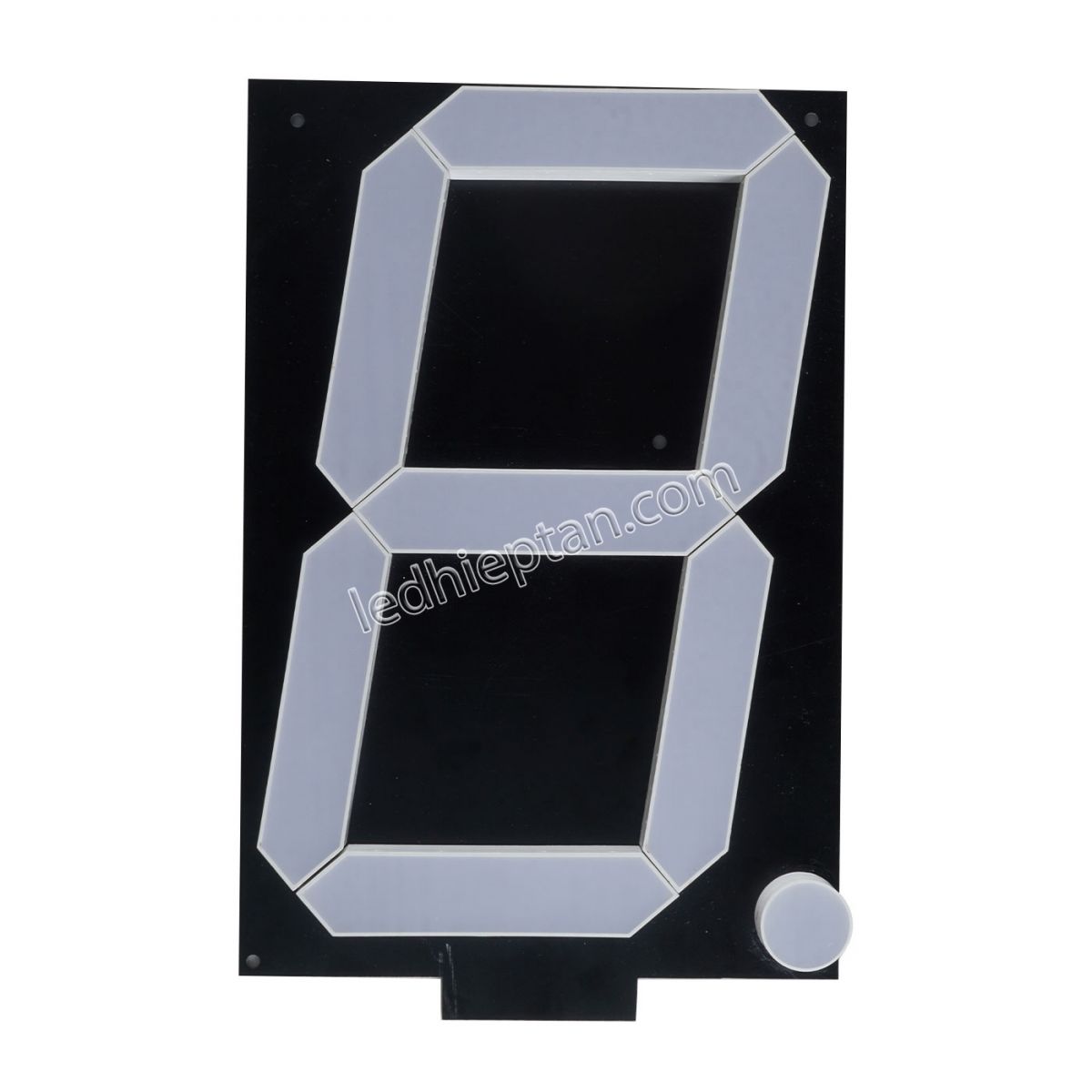 LED 7 Đoạn 10 inch nền đen anode indoor đỏ