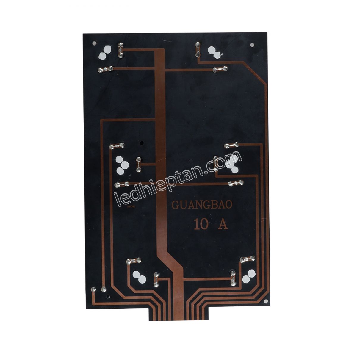 LED 7 Đoạn 10 inch nền đen anode indoor đỏ