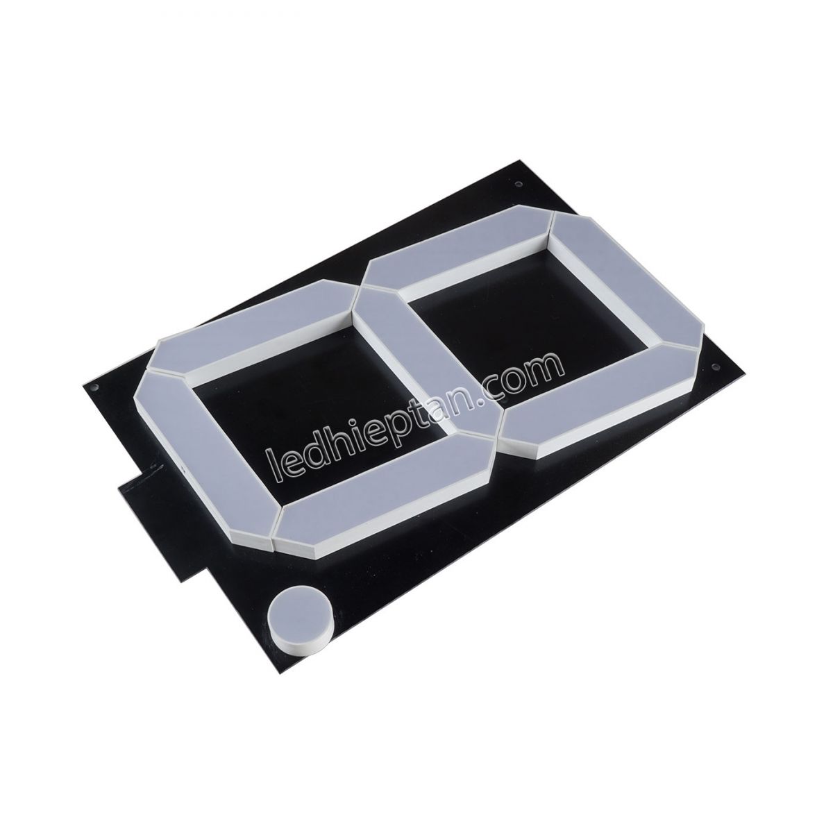 LED 7 Đoạn 10 inch nền đen anode indoor đỏ
