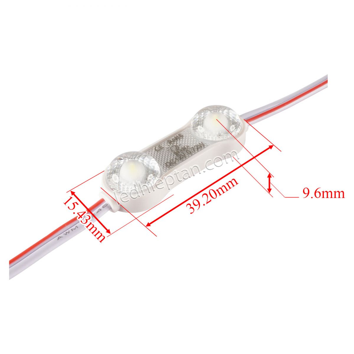 Module LED 2 bóng trắng HITA 2835 10000K