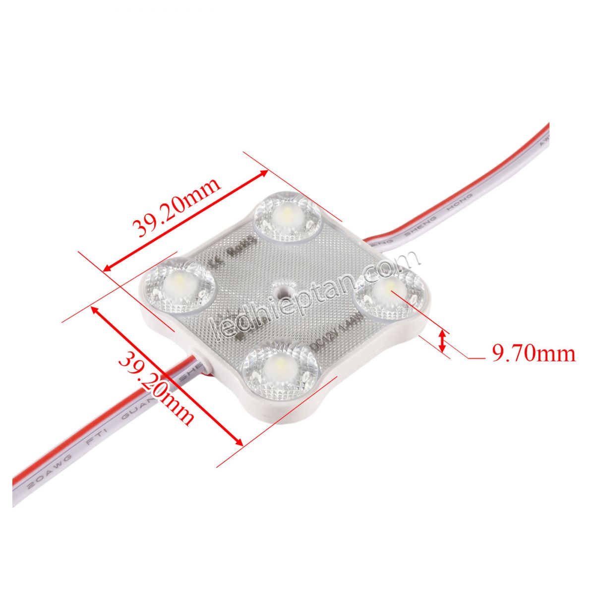 Module LED 4 bóng trắng HITA 2835 10000K