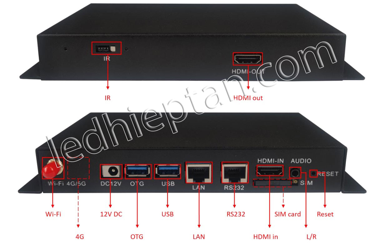 Hộp phát hình ảnh LCD HD-3399F-BOX(4+32)