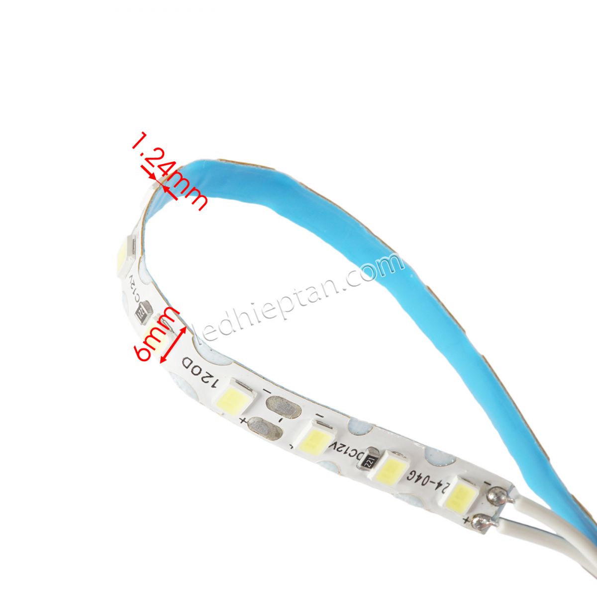 LED dây chữ S 2835 Trắng 10.000K 120LED/m 10m