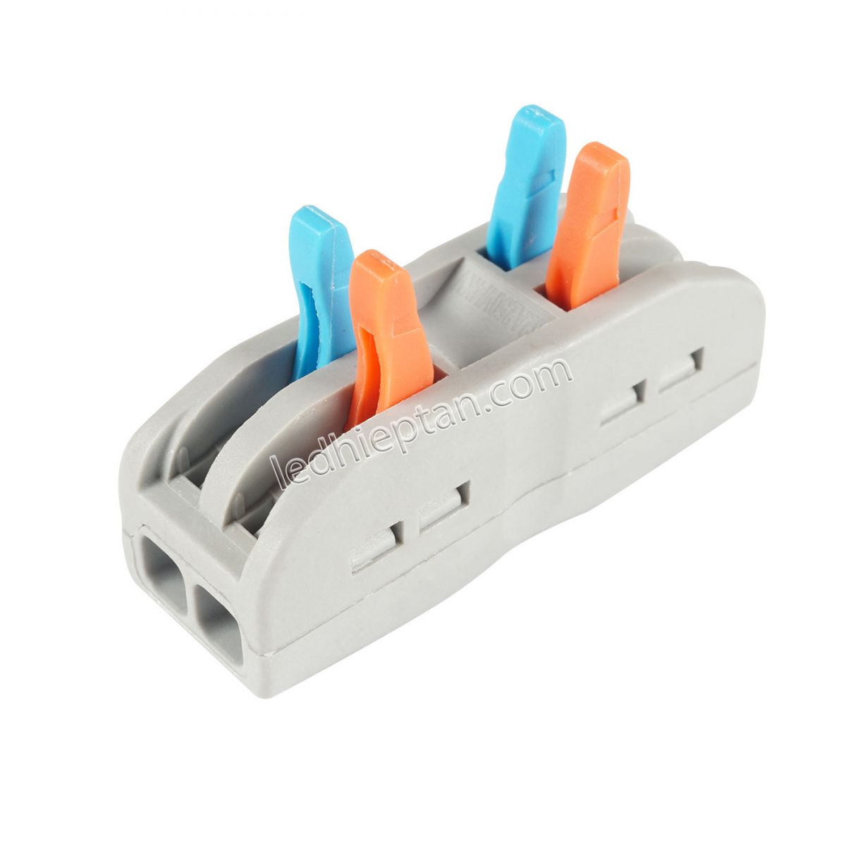 Đầu cút nối nhanh dây điện 2 ra 2-32A 0.08-2.5mm2 (2 màu) bịch 10 cái