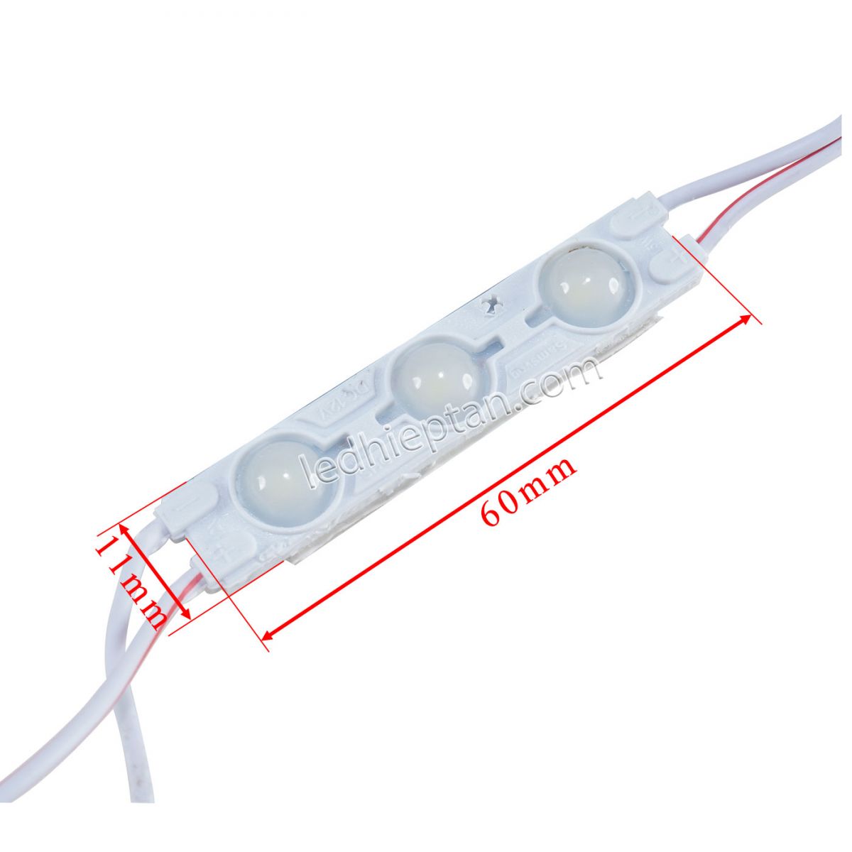 Module 3 bóng TRẮNG 6011 len đục HC ( dây 20 bóng)