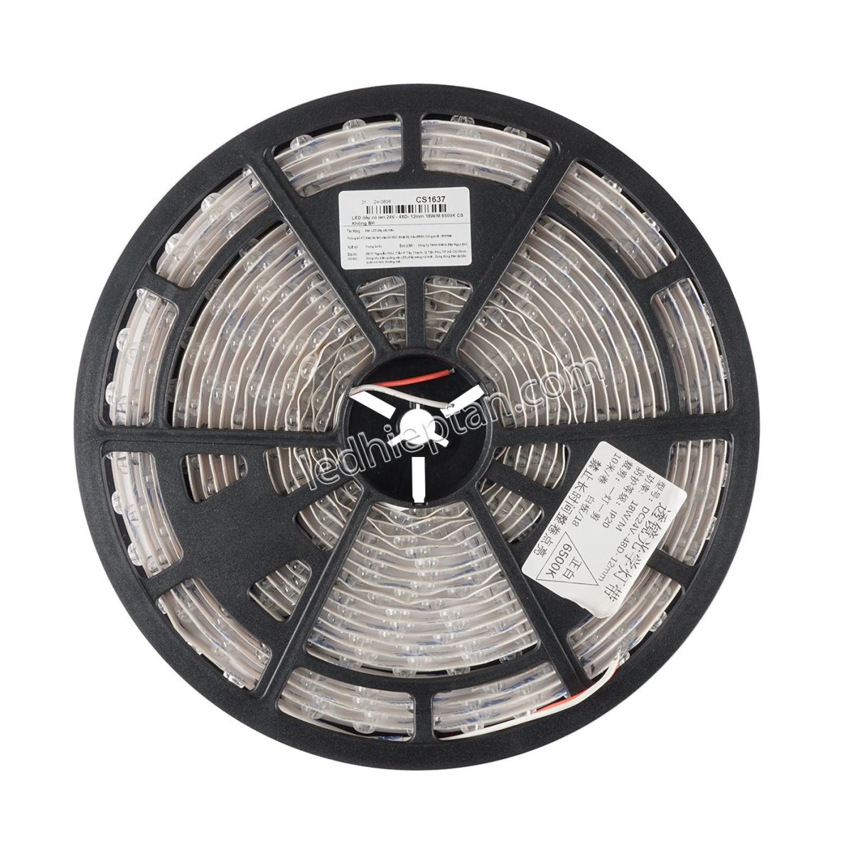 LED dây có len 24V - 48D- 12mm 18W/M 6500K CS