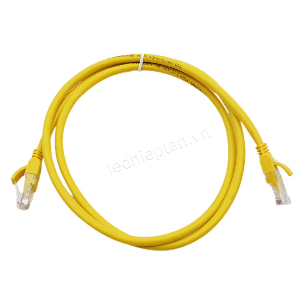 Dây mạng CAT5e LAN màu vàng 1m
