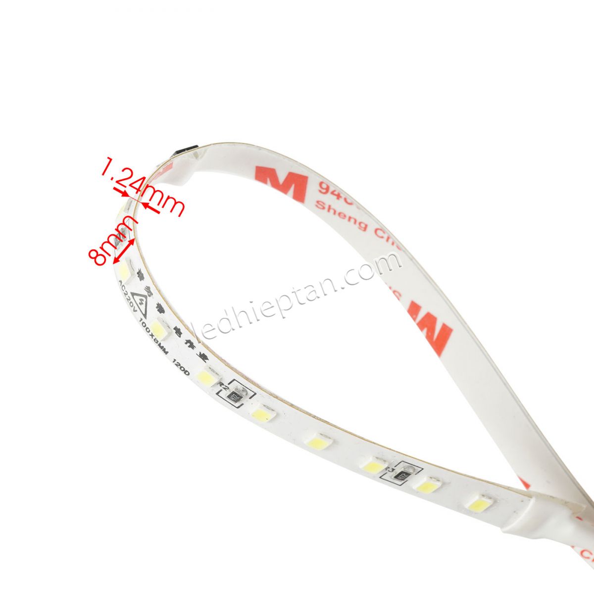 LED dây trắng 2835 120LED/m 220V cuộn 20m TX