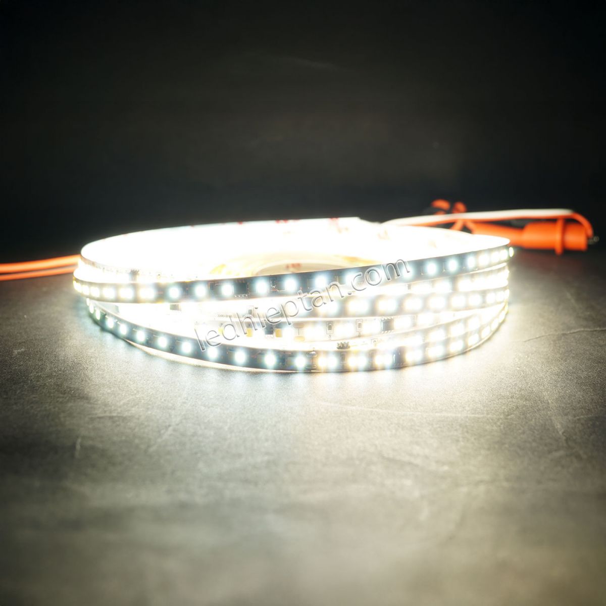 LED dây trắng trắng ấm 2835 192LED/m 220V cuộn 10m TX