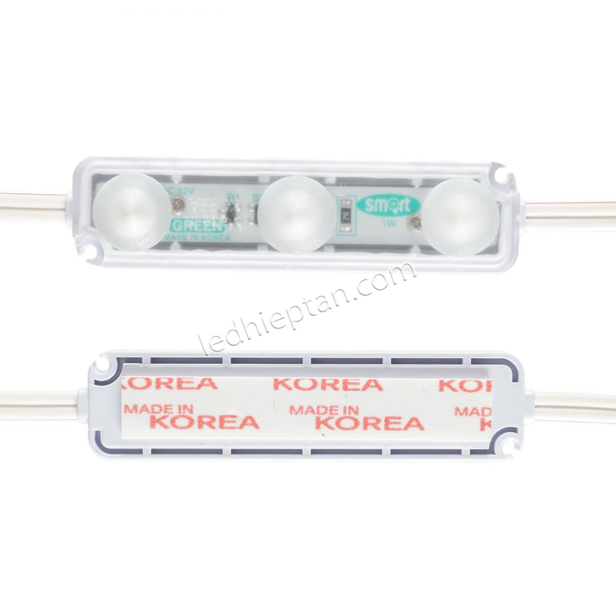 LED 3 bóng LÁ Hàn Quốc DC12V điểm SMART 1W P3NF-GE1-GR