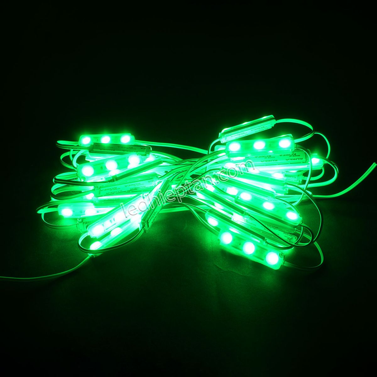 LED 3 bóng LÁ Hàn Quốc DC12V điểm SMART 1W P3NF-GE1-GR