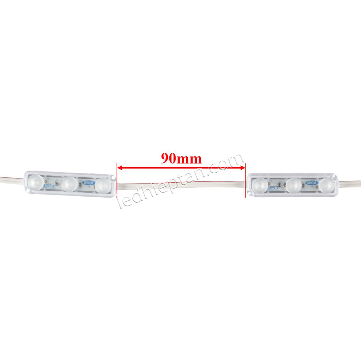 LED 3 bóng DƯƠNG Hàn Quốc DC12V điểm SMART 1W P3NF1-GE1-BL