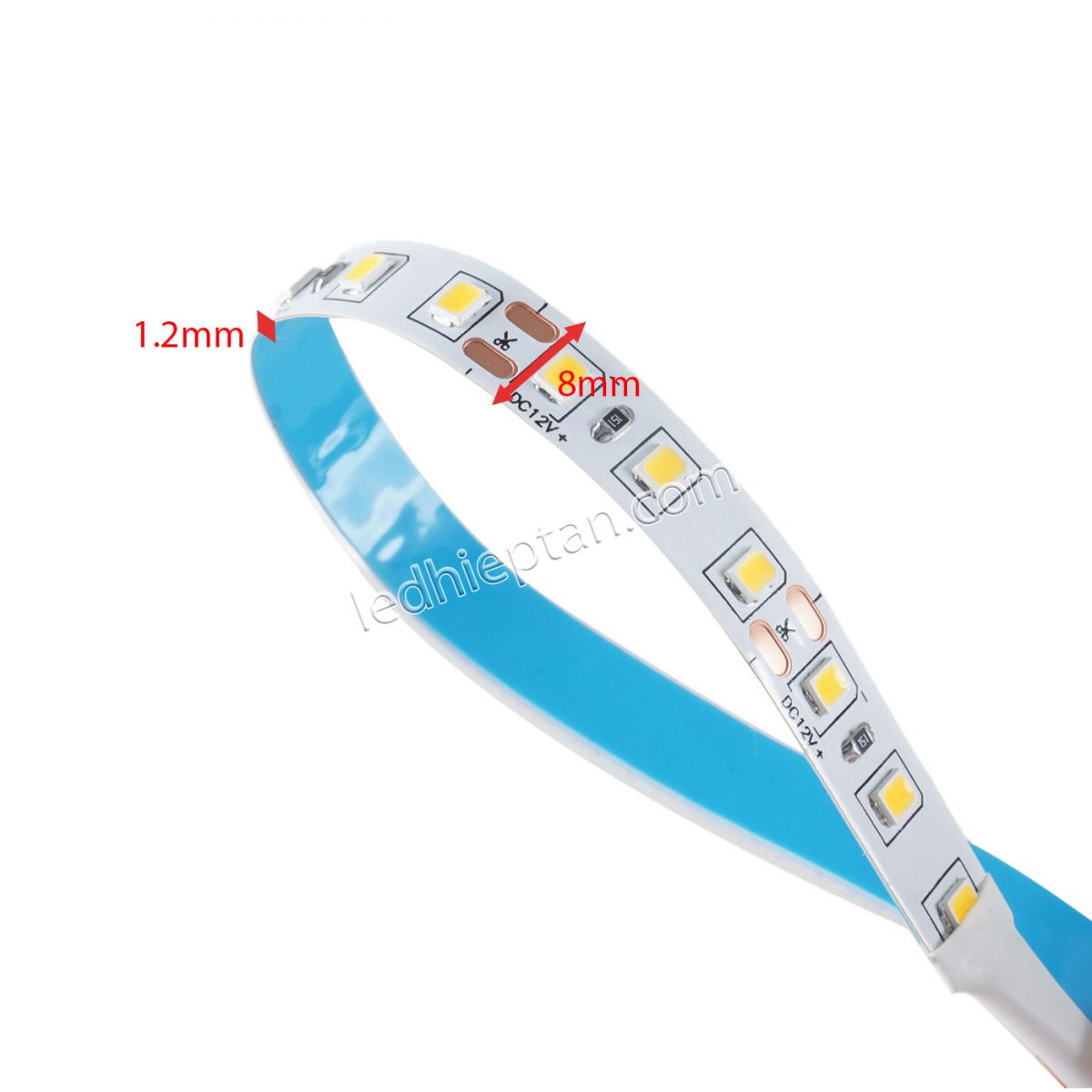 LED dây 3528 WW 120 led IP20 12V 5m/c