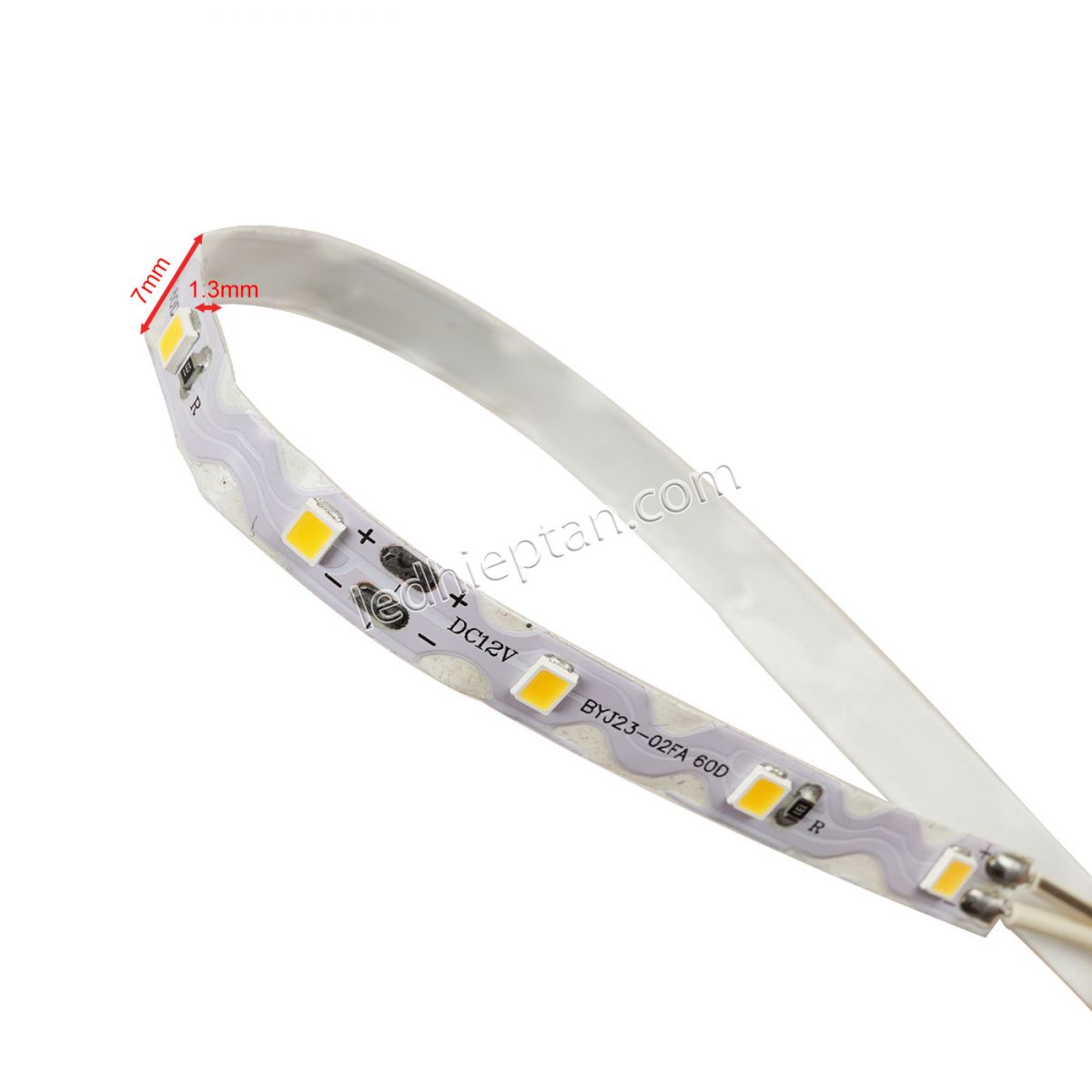 Dây Ziczac 2835- S 60led IP20 WW 12V cuộn 10m