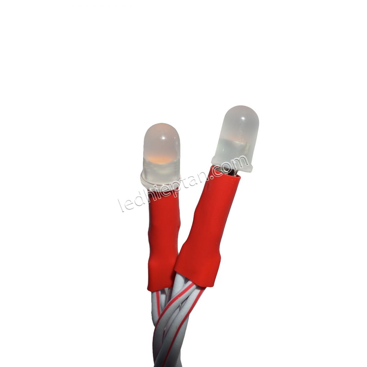 Bịch LED ruồi 5mm 5V ĐỎ dây 4cm LR