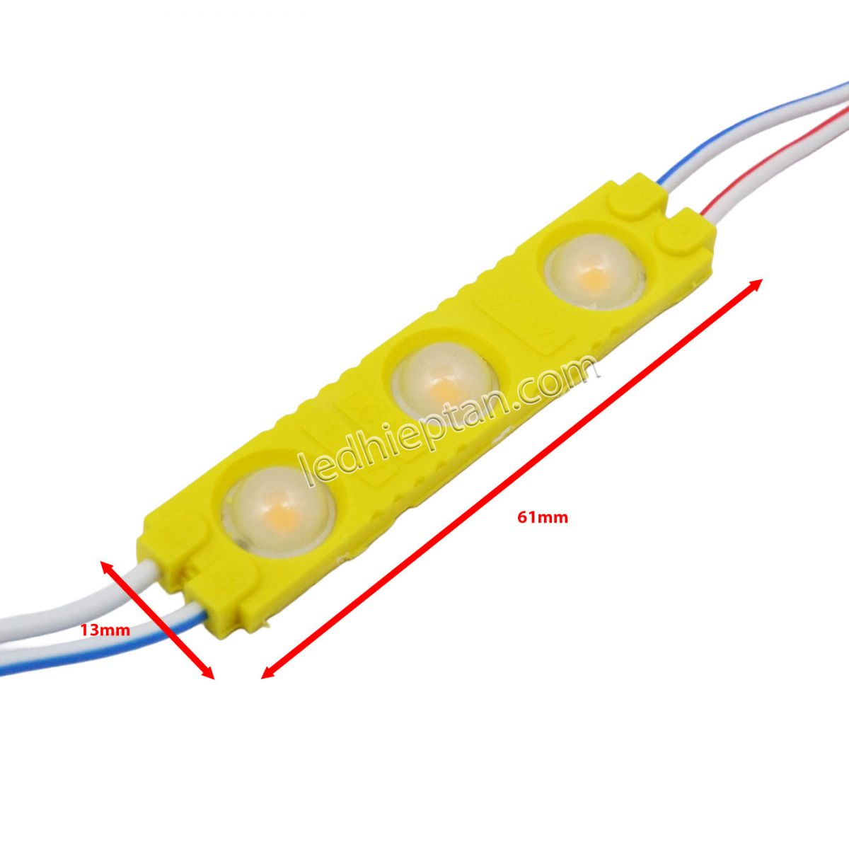Module 3 bóng Vàng SMD2835 6113-A len đục LR