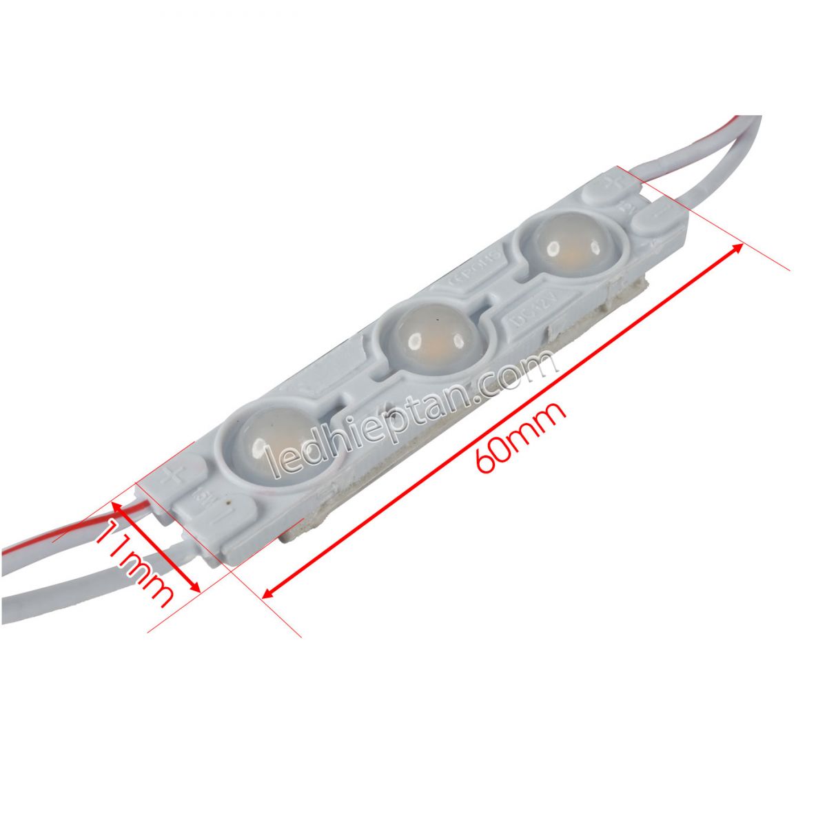 Module 3 bóng Trắng 6011 len đục YLED