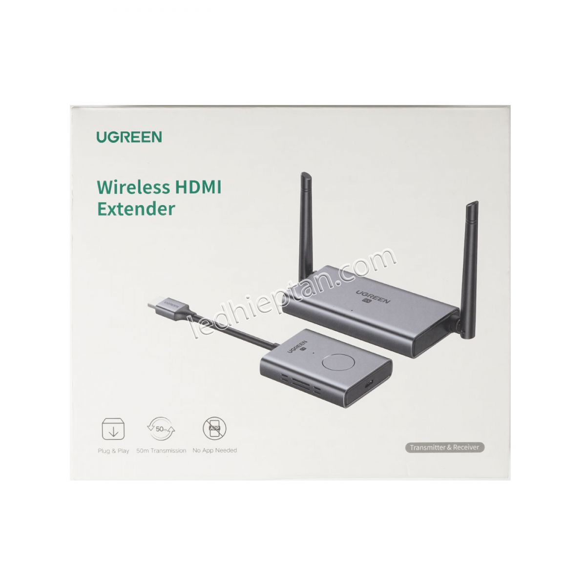 Bộ khuếch đại HDMI sang HDMI/VGA 50m không dây (50633)