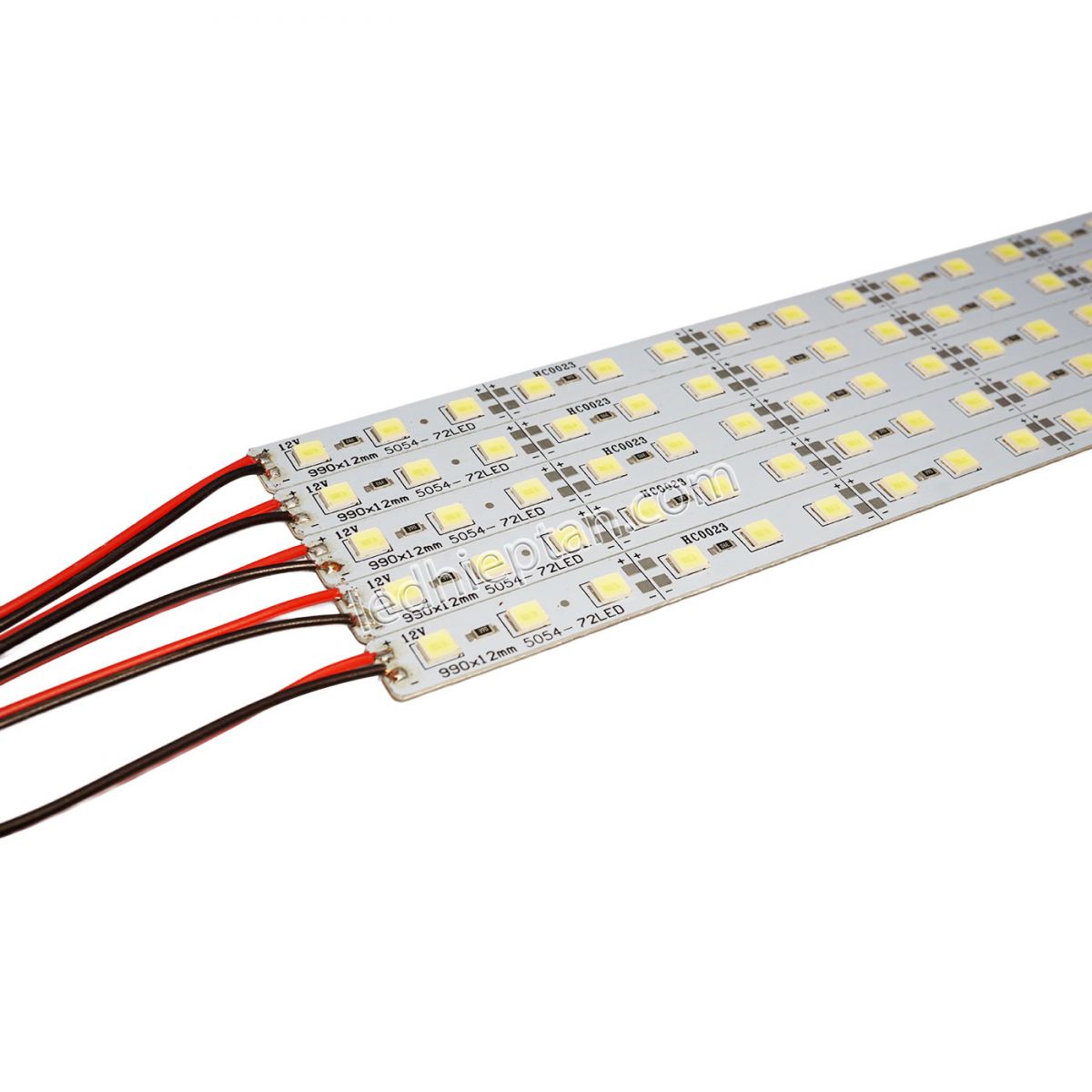 LED Cây tim 5054 trắng 72 LED 12V ( vỉ 5 cây)