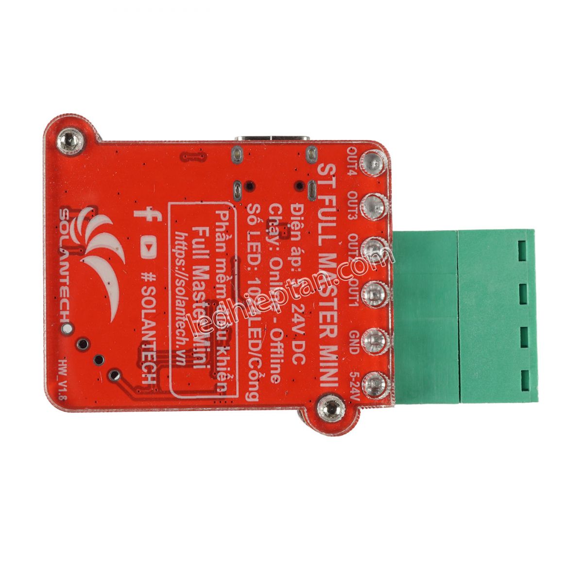 Mạch điều khiển LED Full Master mini 2 cổng SLT